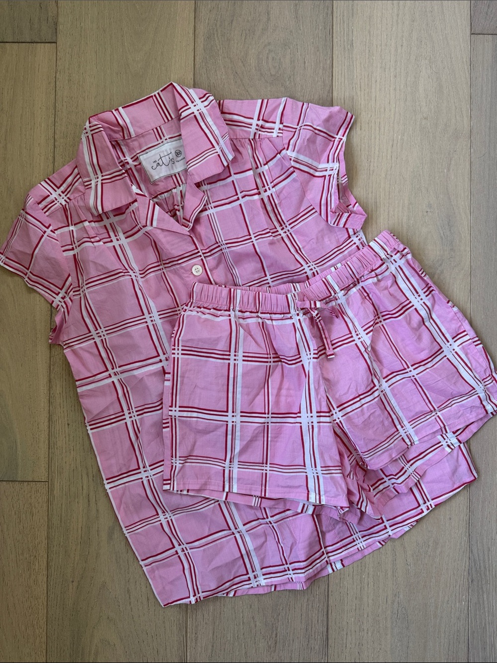 Pajamas!  Short sleeve top and shorts set.  NWOT